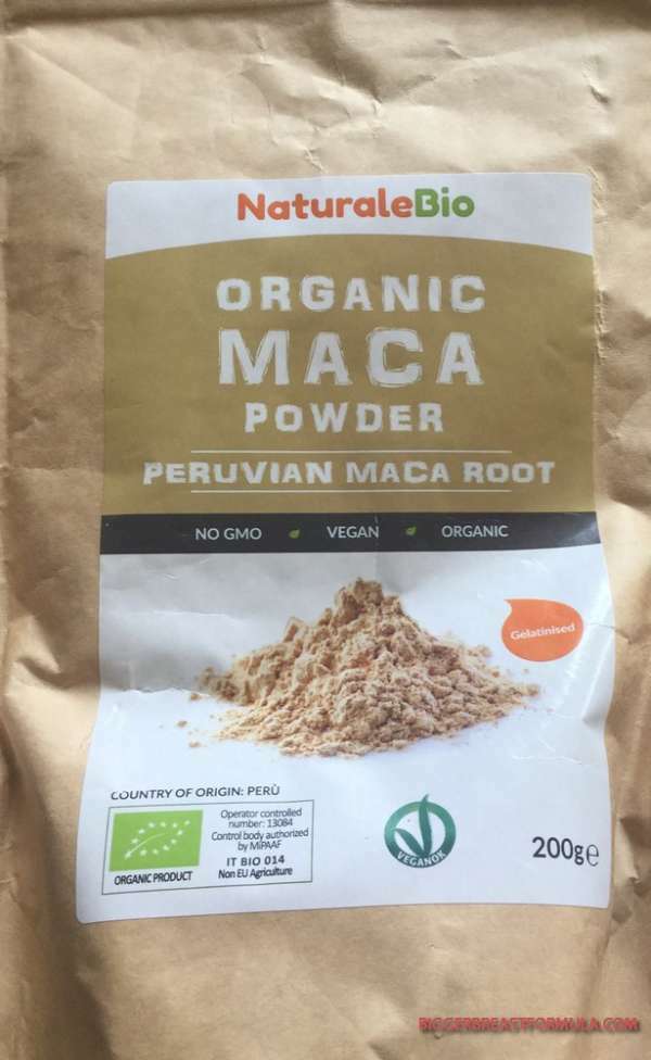 Maca Powder Package