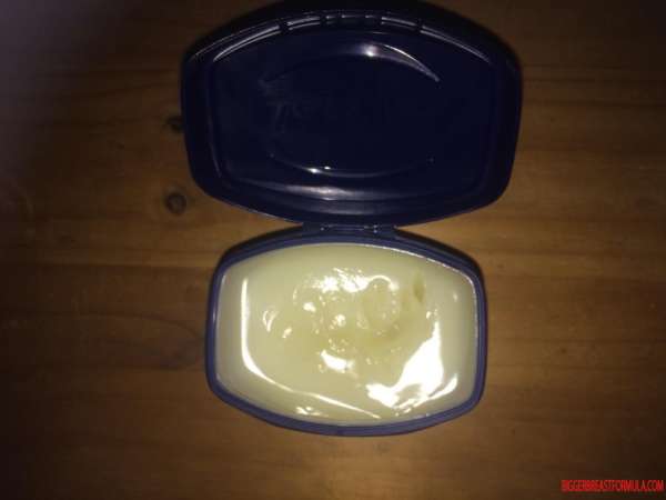 Opened Vaseline container